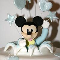 Mickey 1st birthday cake