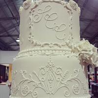 Winner of the Best Wedding Cake on Show at The Good Food and Wine Show, Durban, South Africa