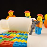 Lego cake (all edible)