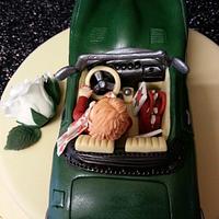 Jaguar E Type cake