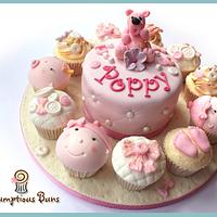 Big Cake Little Cakes : Pink Christening