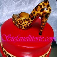 Christian Louboutin heels cake