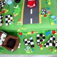 Cake a year old - "Cars"