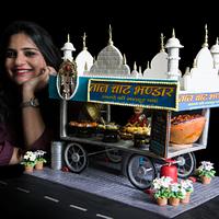 Taj street food cart cake 