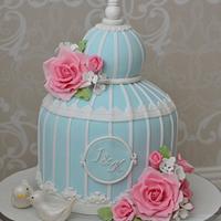 Bird Cage Wedding cake