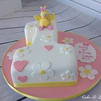 1st Birthday number one cake
