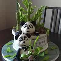 B'Day cake for a panda bear lover 😁