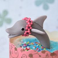 Dolphin Fondant Topper