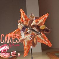 Starfish Windchime Sweet Summer Cake Collab