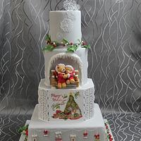 Wedding cake "Christmas feelings"