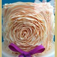 Rose Ruffle Cake