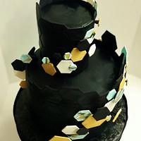 Hexagonal cake 