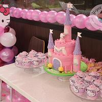 Hello Kitty Princess Theme Cake