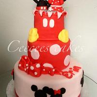 Minnie and Mickey mouse