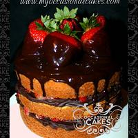 Chocolate Covered Strawberry Torte