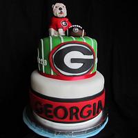 Georgia Bulldogs Cake