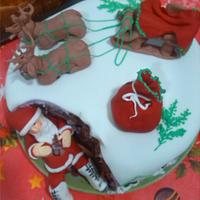 Santa eat my Cristmas cake!!!