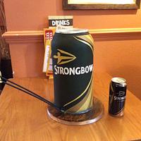 Strongbow Can Cake