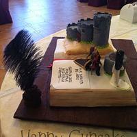 Castle wedding cake