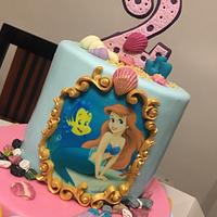 Gorgeous Mermaid Cake For Lovely Lara's 2nd Birthday 🐚 🌊