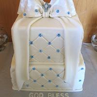 Boy's Baptism cake