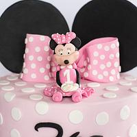 Zoe's Minnie Mouse Cake