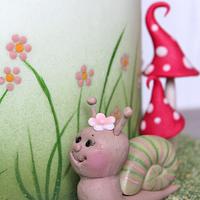 Flower Fairy and slug