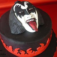Gene Simmons (KISS) cake