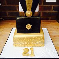 21st birthday cake 