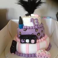 My 1st 3 tier cake!