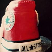 Converse all stars cake