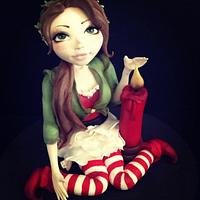 My sweet Christmas elf. 