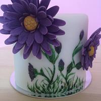 Mini cake painted