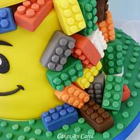 Lego Box Cake