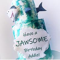 Jawsome Shark Cake