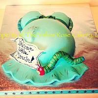 Very Hungry Caterpillar Belly cake