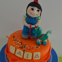 Laia's first birthday cake