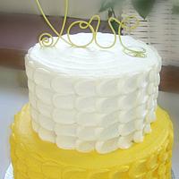 Yellow Petal Cake