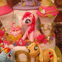 My little pony Castle cake