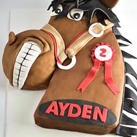 Horse cake for Ayden