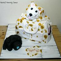 Westie Handbag Cake