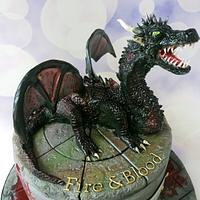 Game of thrones Dragon cake