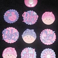 Baby shower Cupcake Toppers