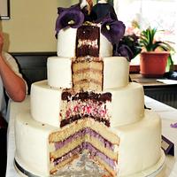 Callas Wedding Cake with Personalized Figures