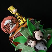 Safari Theme Cake