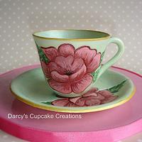Mother's day teacup & photoframe creation