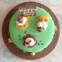 Chicken Birthday Cake