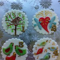 Christmas Cupcakes 12 days of christmas