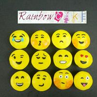 emotions cupcakes #fondantcupcakes