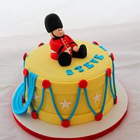 Toy Soldier and Drum Cake for Steve